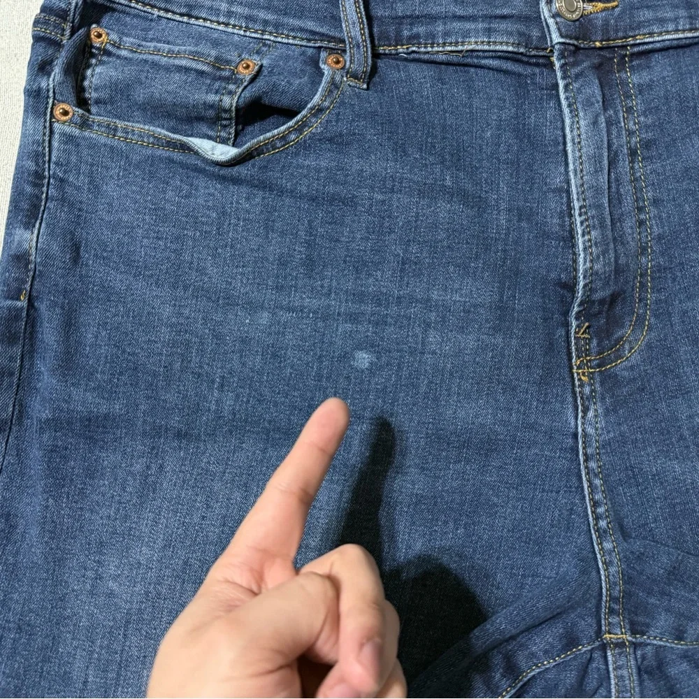 Lucky Brand Jeans Mens 38x29 Blue 410 Athletic Straight Medium Wash Denim‎